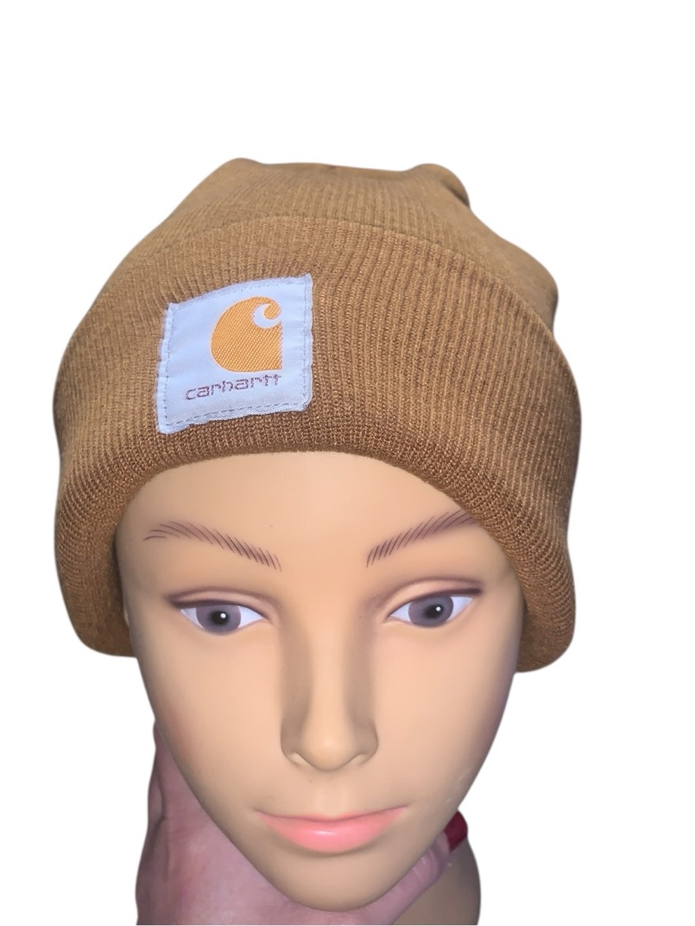 Carhartt Men’s Carhartt Ribbed Beanie Brown Outdoor Workwear